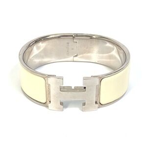 HERMES White Bracelet